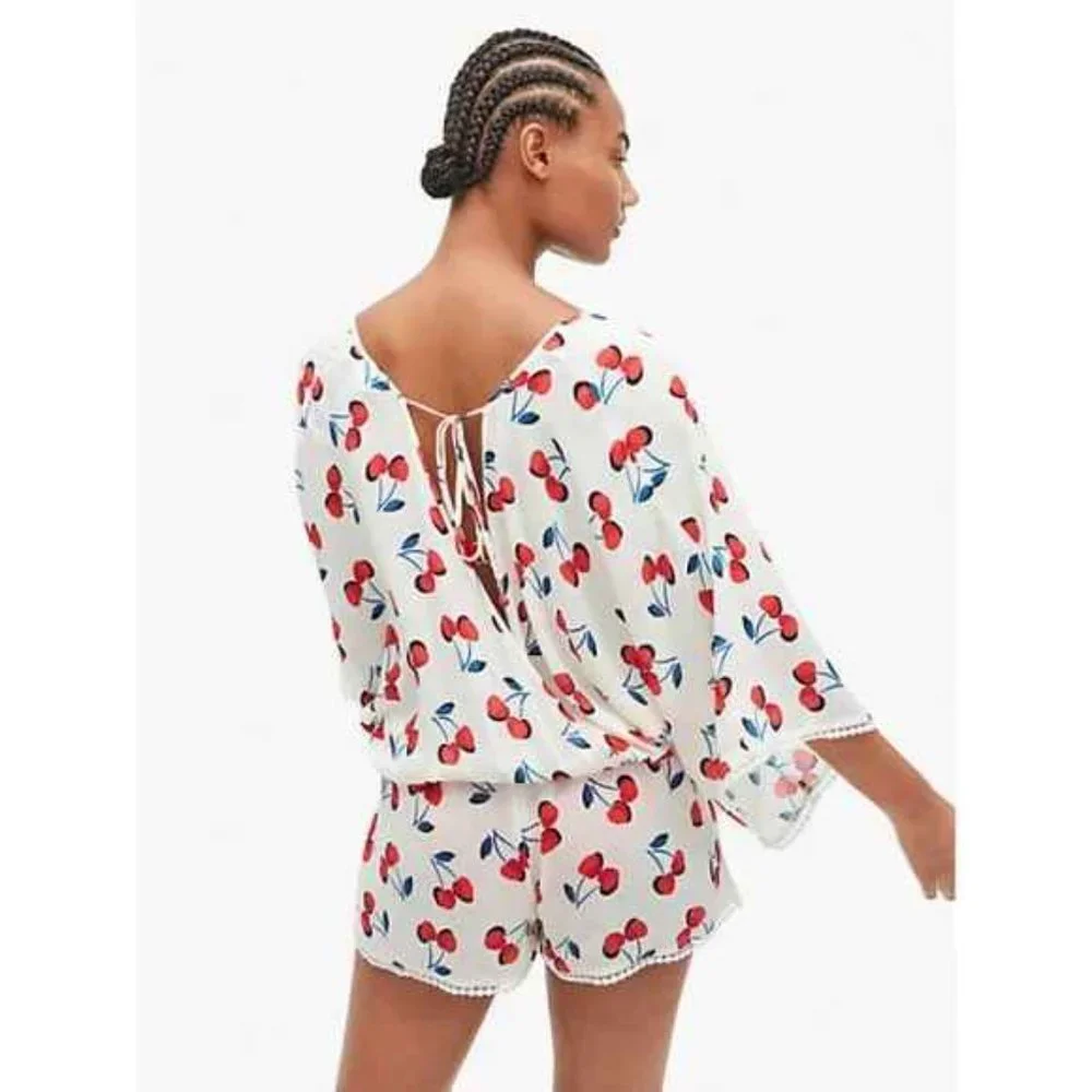 🍒🍒Kate Spade Cherry Toss Playsuit🍒🍒Small